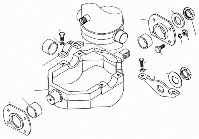 купить Рамка гидроцилиндра 45143