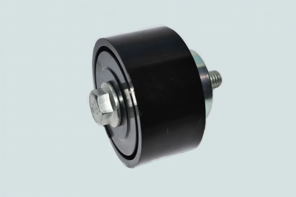 фото ролик натяжителя ремня (промежуточный) гладкий / нижний isf2.8, isf3.8 5254599 